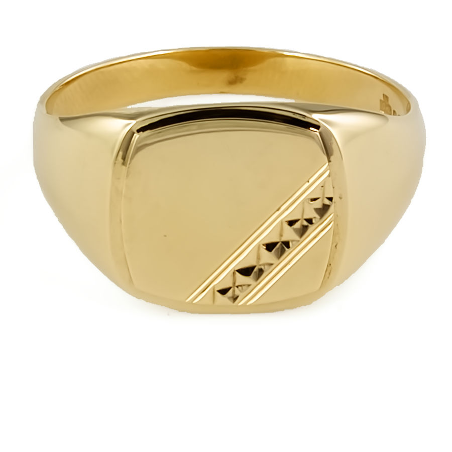 9ct gold 5g Signet Ring size W